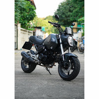 Set Of 4 Piece Frame Body Cover Side Upper Panel Carbon Fiber For Honda Grom 2021-2024