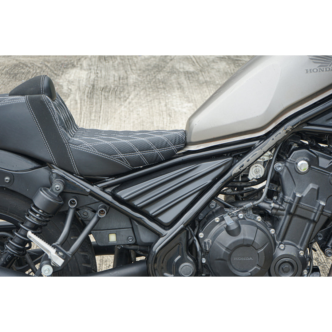 BLACK SIDE FRAME FAIRING ENGINE GUARD COVER FOR HONDA REBEL CMX 300&500 2017-2025