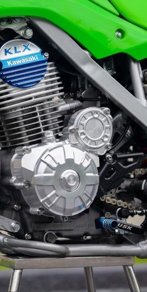 CNC Aluminum Engine Clutch Cover for Kawasaki KLX140L KLX140G KLX140RF KLX150 BF