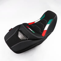 REPLACEMENT DUAL CARBON SEAT STITCH BLACK FIT FOR HONDA GROM125 2021-2025