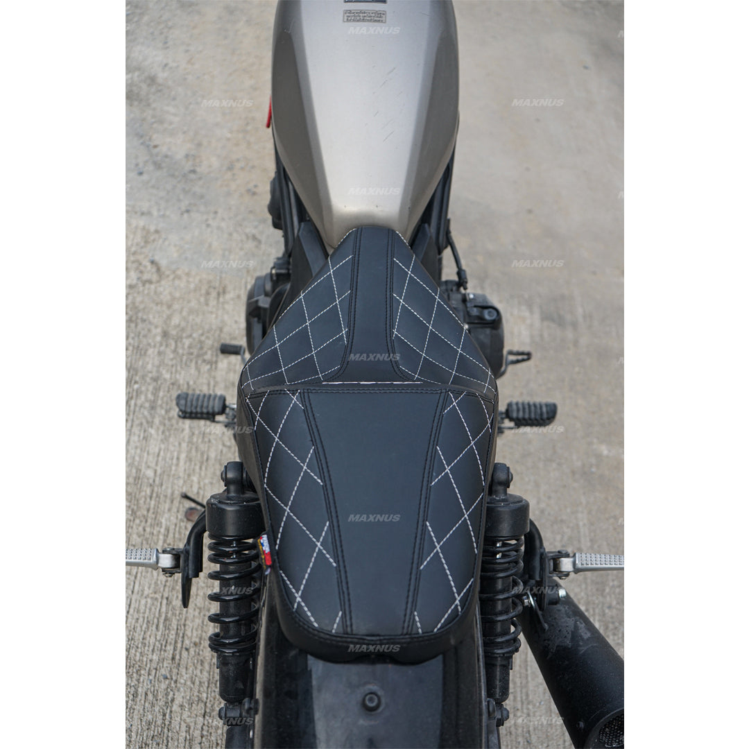 SEAT DOUBLE SADDLE DUAL DRIVER SEATS PAD CUSHION V.5 FOR HONDA REBEL CMX 300&500 2017-2025