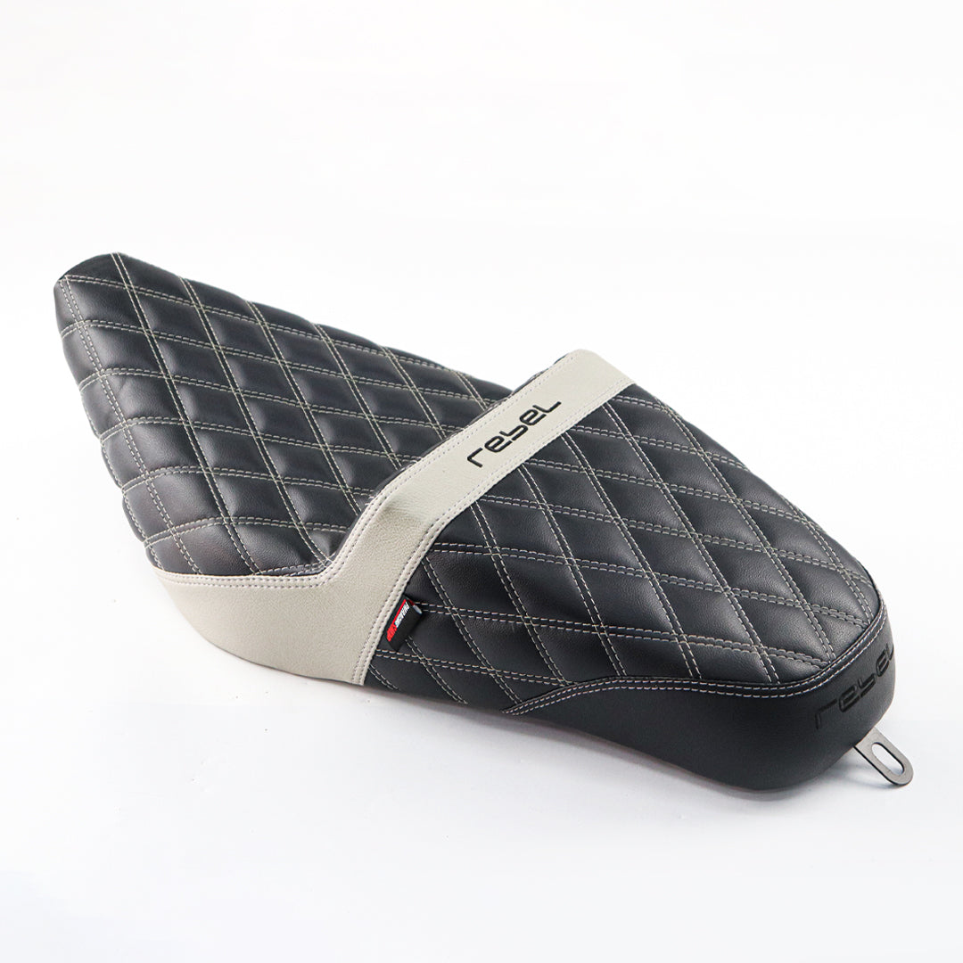 SEAT DOUBLE SADDLE DUAL DRIVER SEATS PAD CUSHION V.18 FOR HONDA REBEL CMX 300&500 2017-2025