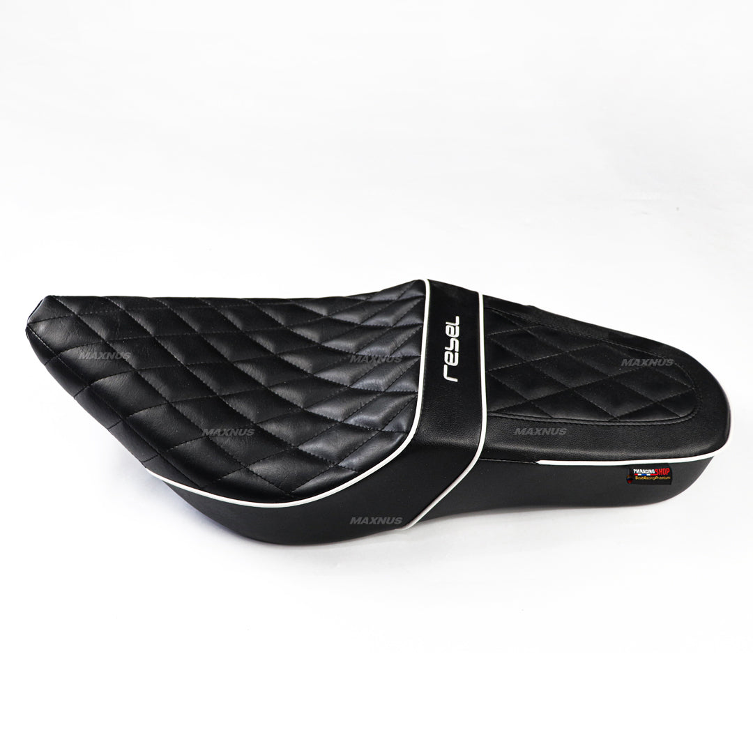 SEAT DOUBLE SADDLE DUAL DRIVER SEATS PAD CUSHION V.8 FOR HONDA REBEL CMX 300&500 2017-2025