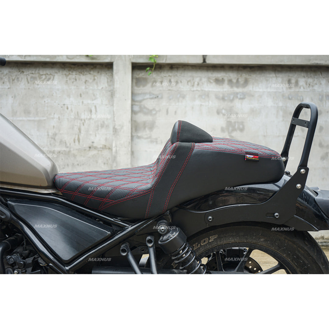 SEAT DOUBLE SADDLE DUAL DRIVER SEATS PAD CUSHION V.9 FOR HONDA REBEL CMX 300&500 2017-2025