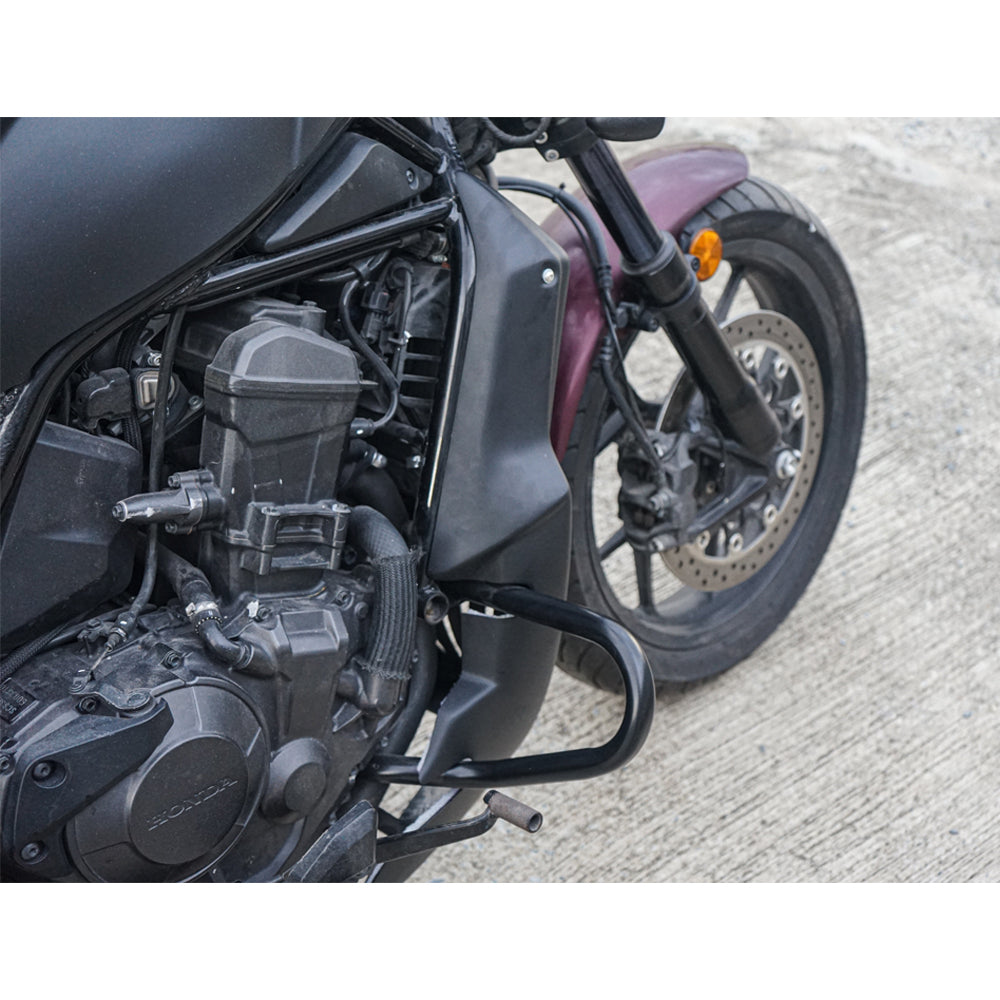 UNDER FAIRING BELLY PAN WITH CRASHBAR MATTE BLACK FOR HONDA REBEL CMX 1100 2020-2025
