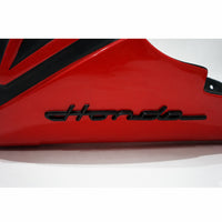 Belly Panel Fairing Frame Guard Cover Trim Red + Logo For Honda Grom 125 2021 - 2026