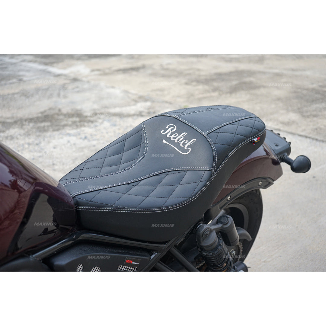 SEAT DOUBLE SADDLE DUAL DRIVER SEATS PAD CUSHION V.11 FOR HONDA REBEL CMX 1100 2021-2025