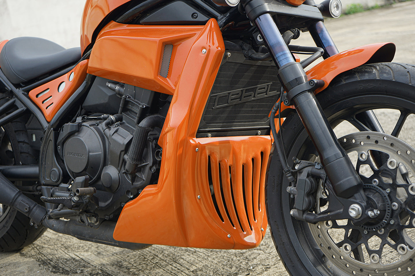 FULL SET OF 7 PIECES ORANGE FIT FOR HONDA REBEL CMX 1100 2020-2025