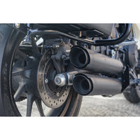 LONG DOUBLE DUAL EXHAUST PIPE MOUNT SYSTEM MAXNUS FOR HONDA REBEL CMX 300 2017-2025