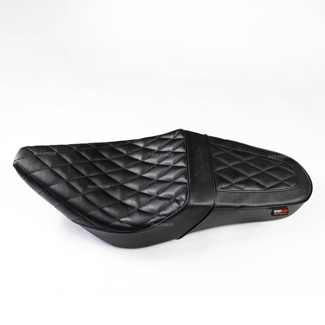 SEAT DOUBLE SADDLE DUAL DRIVER SEATS PAD CUSHION V.7 FOR HONDA REBEL CMX 300&500 2017-2025