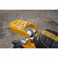 Crash Bar Engine Guard & Rear Luggage Rack Kit Honda Monkey 125 2018-2026 Yellow