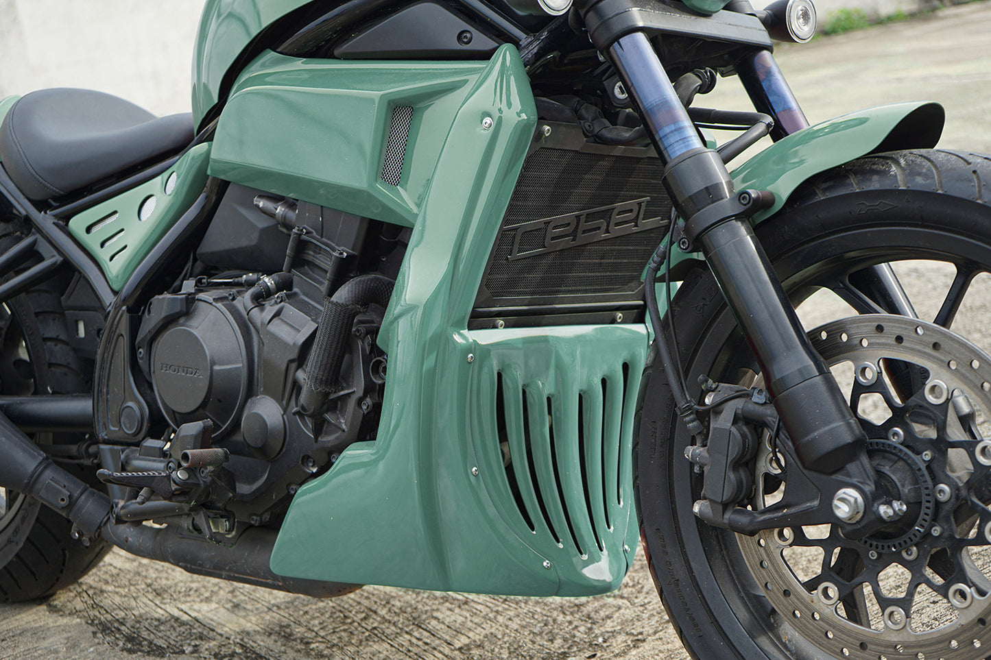 FULL SET OF 7 PIECES SAGE GREEN FIT FOR HONDA REBEL CMX 1100 2020-2025