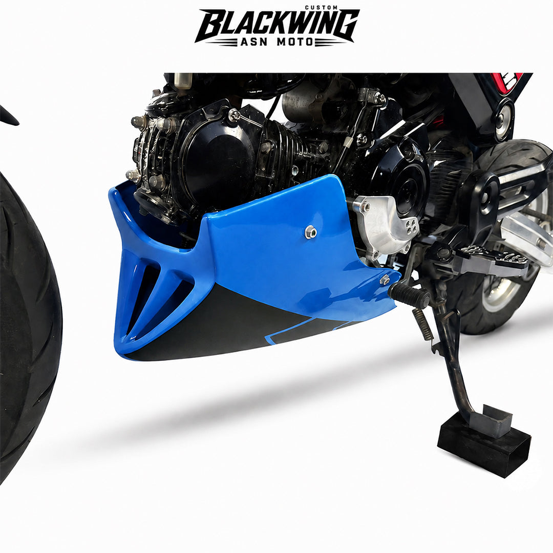 Set 5 Front Fender / Headlight Cover / Rear Cover / Side Frame / Under Fairing Blue For Honda Grom 125 2021 - 2024