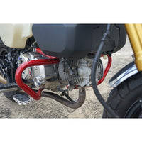 Crash Bar Engine Guard & Rear Luggage Rack Kit Honda Monkey 125 2018-2026 Red