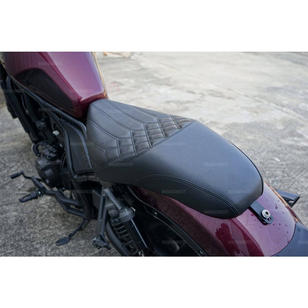 SEAT DOUBLE SADDLE DUAL DRIVER SEATS PAD CUSHION V.6 FOR HONDA REBEL CMX 1100 2021-2025