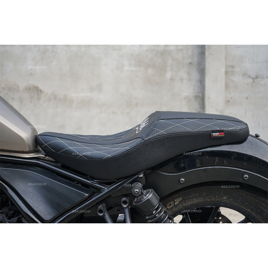 SEAT DOUBLE SADDLE DUAL DRIVER SEATS PAD CUSHION V.5 FOR HONDA REBEL CMX 300&500 2017-2025