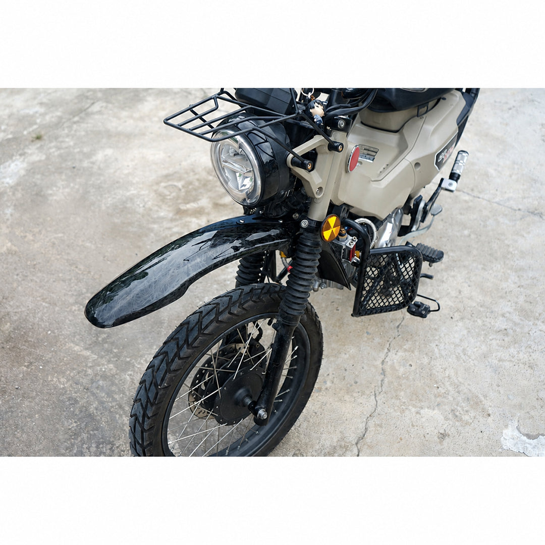 Carbon Long Front Fender Fairing Mud Guard for Honda CT Trail 125 2020-2026