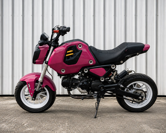 Ruby Red 7Pc Body Pastel Panels Frame Body For Honda Grom 125 2021-2024