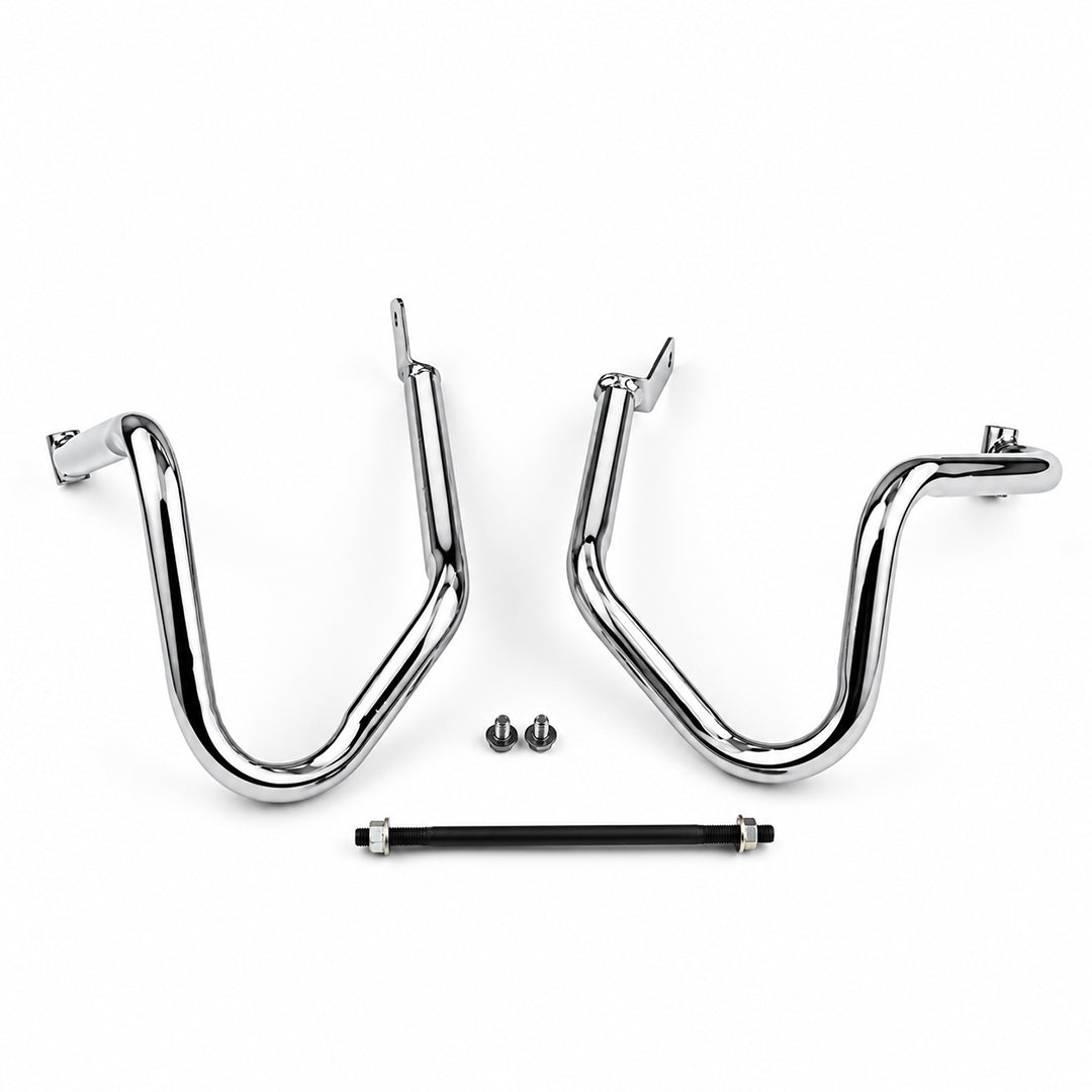 Chrome Crash Bar Engine Guard & Rear Luggage Rack Kit Honda Monkey 125 2018-2026