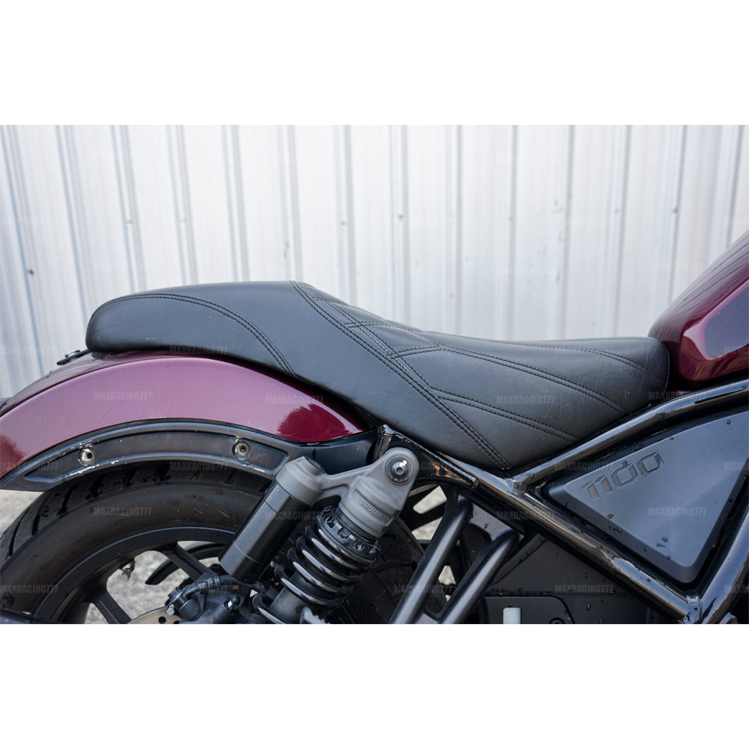 SEAT DOUBLE SADDLE DUAL DRIVER SEATS PAD CUSHION V.6 FOR HONDA REBEL CMX 1100 2021-2025