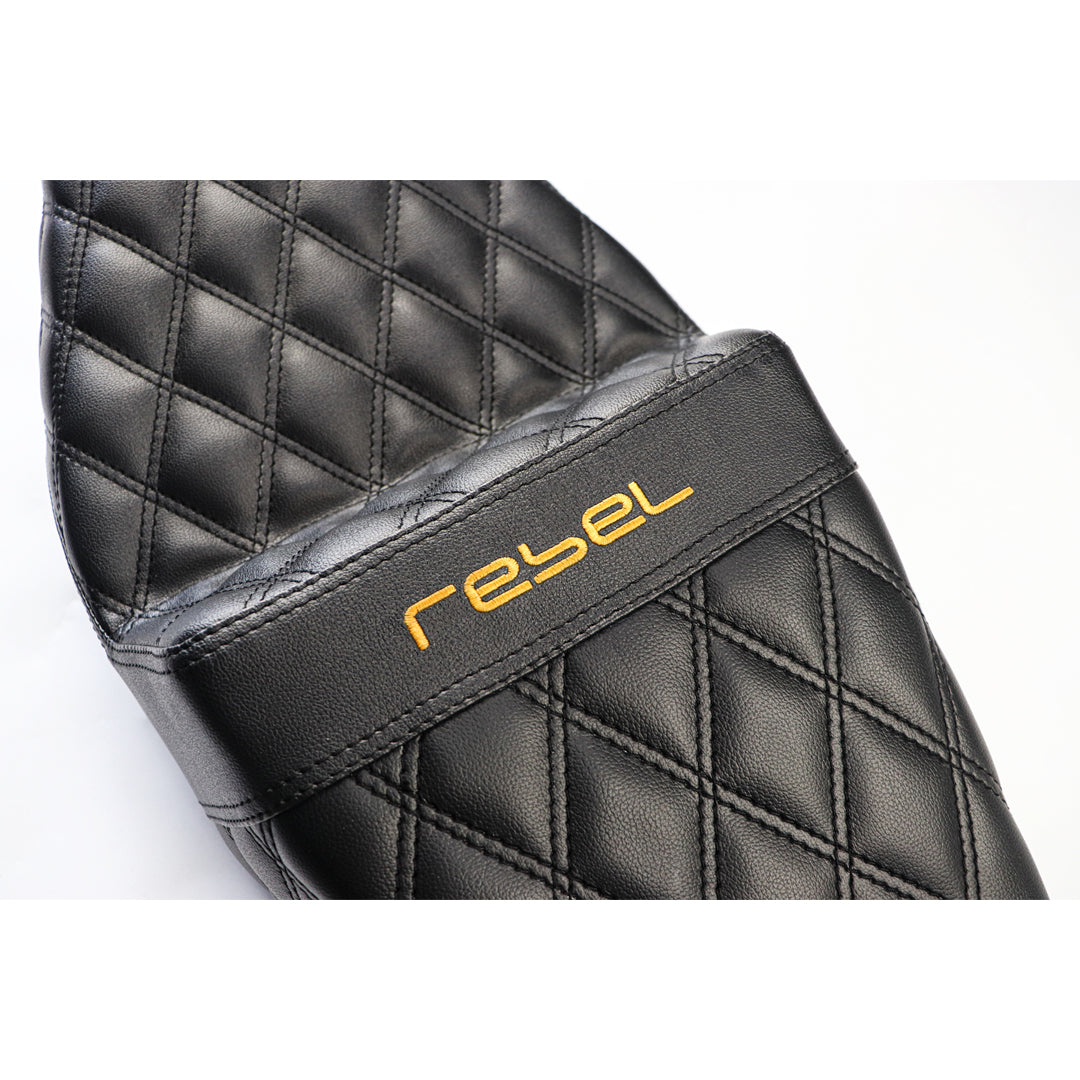 SEAT DOUBLE SADDLE DUAL DRIVER SEATS PAD CUSHION V.14 FOR HONDA REBEL CMX 1100 2021-2025