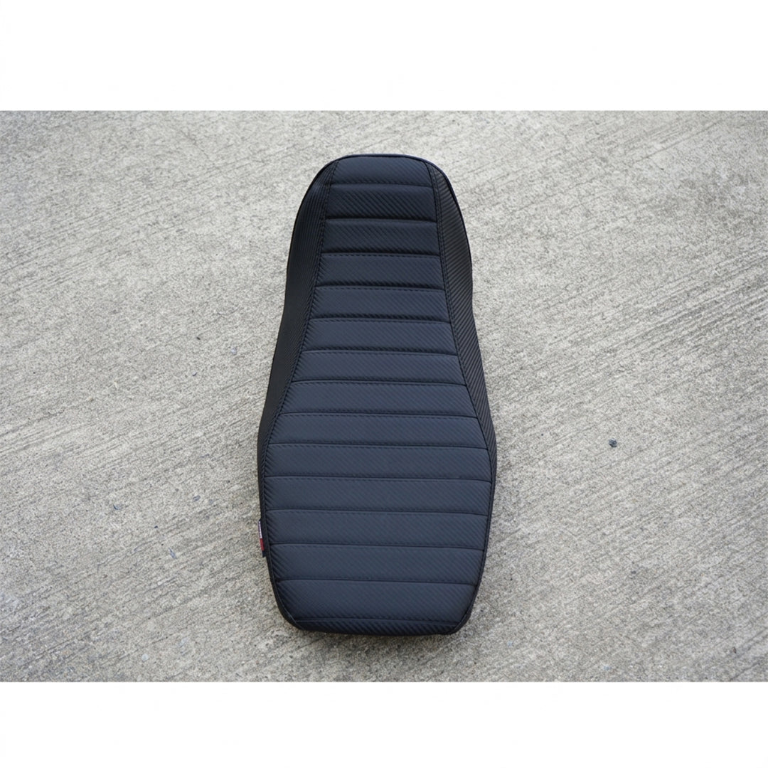 Replacement Dual Seat Carbon Stitch Black V.28 Fit For Honda Grom 125 2021-2026
