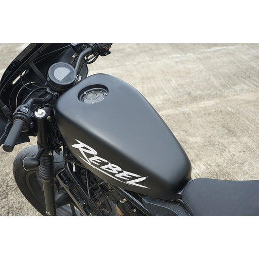 Cover Fuel Oil Tank Matte Black V.76 Decals For Honda Rebel CMX 300 500 2017–2026