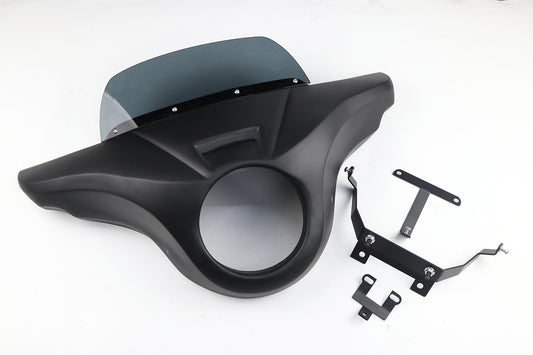 Front Batwing Fairing Windshield Matte Black Honda Rebel CMX 300 (2020-2024)