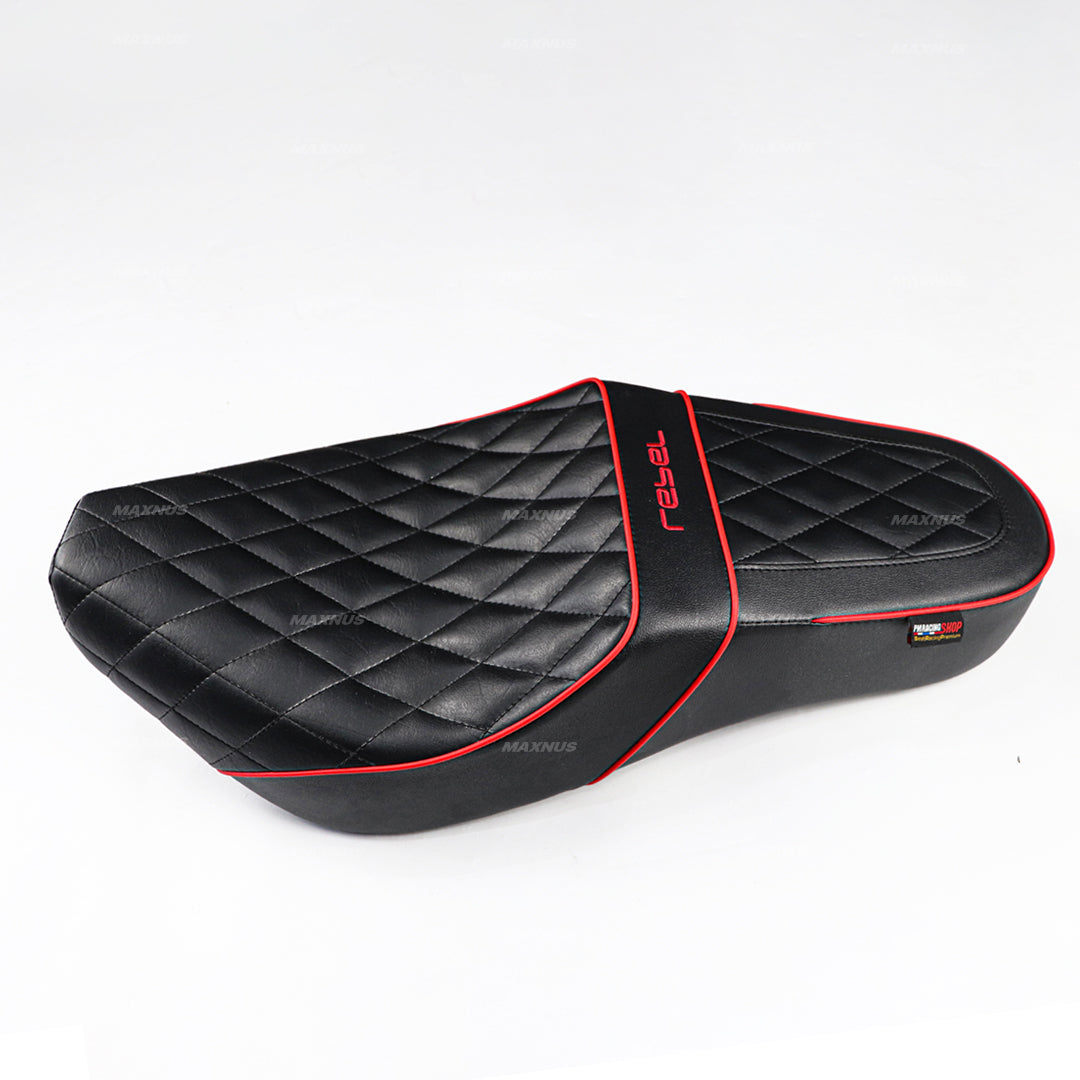 SEAT DOUBLE SADDLE DUAL DRIVER SEATS PAD CUSHION V.10 FOR HONDA REBEL CMX 1100 2021-2025
