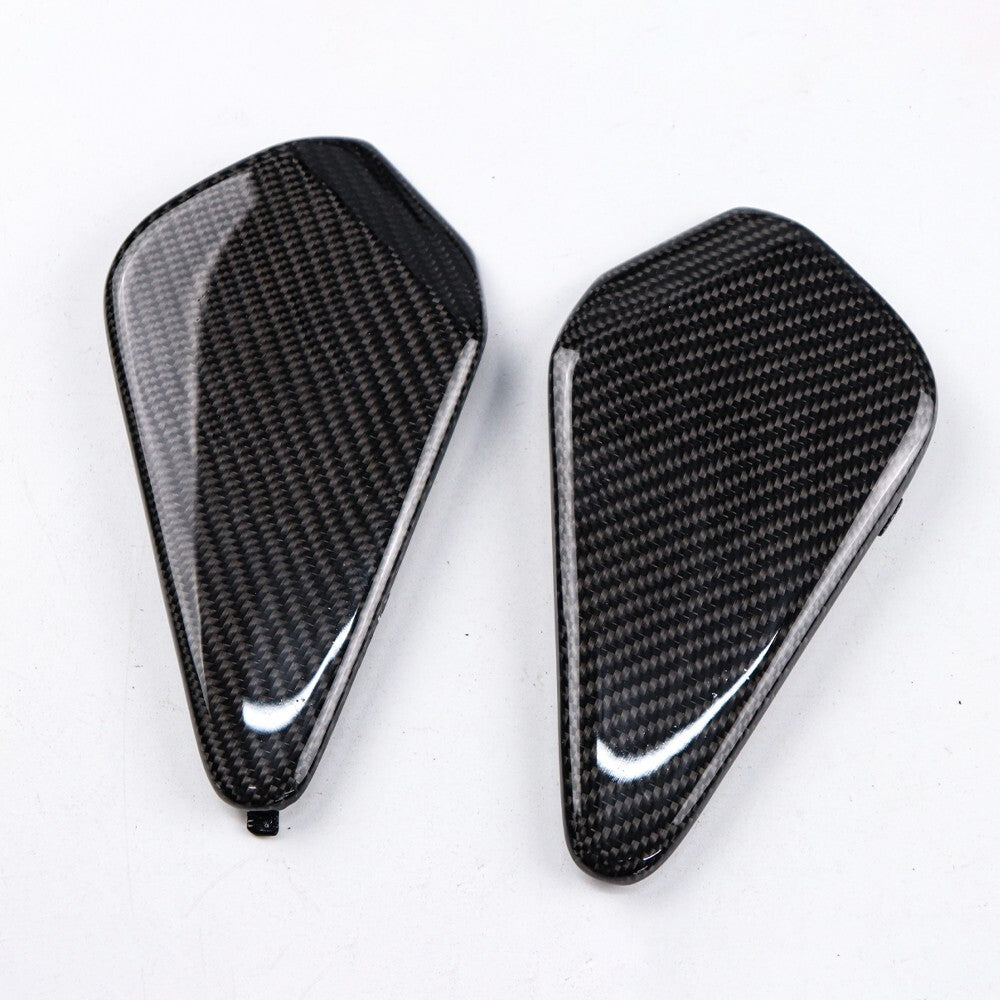 Set Of 4 Piece Frame Body Cover Side Upper Panel Carbon Fiber For Honda Grom 2021-2024