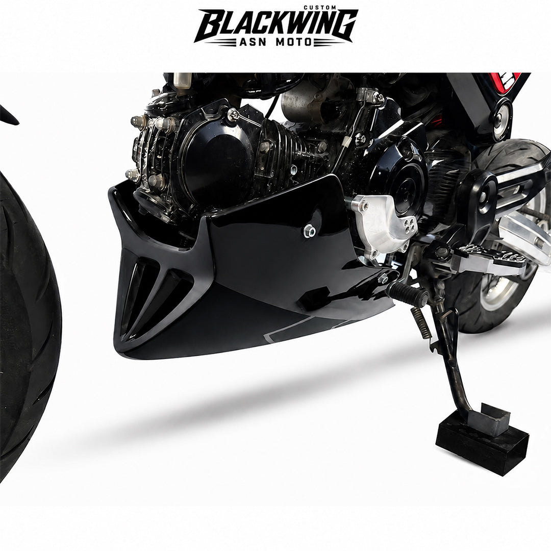 Set 5 Front Fender / Headlight Cover / Rear Cover / Side Frame / Under Fairing Black For Honda Grom 125 2021 - 2024
