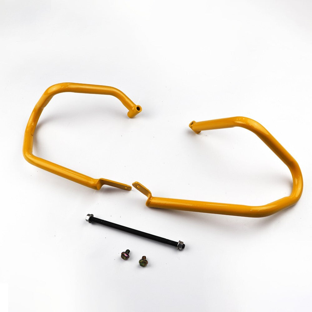 Crash Bar Engine Guard & Rear Luggage Rack Kit Honda Monkey 125 2018-2026 Yellow