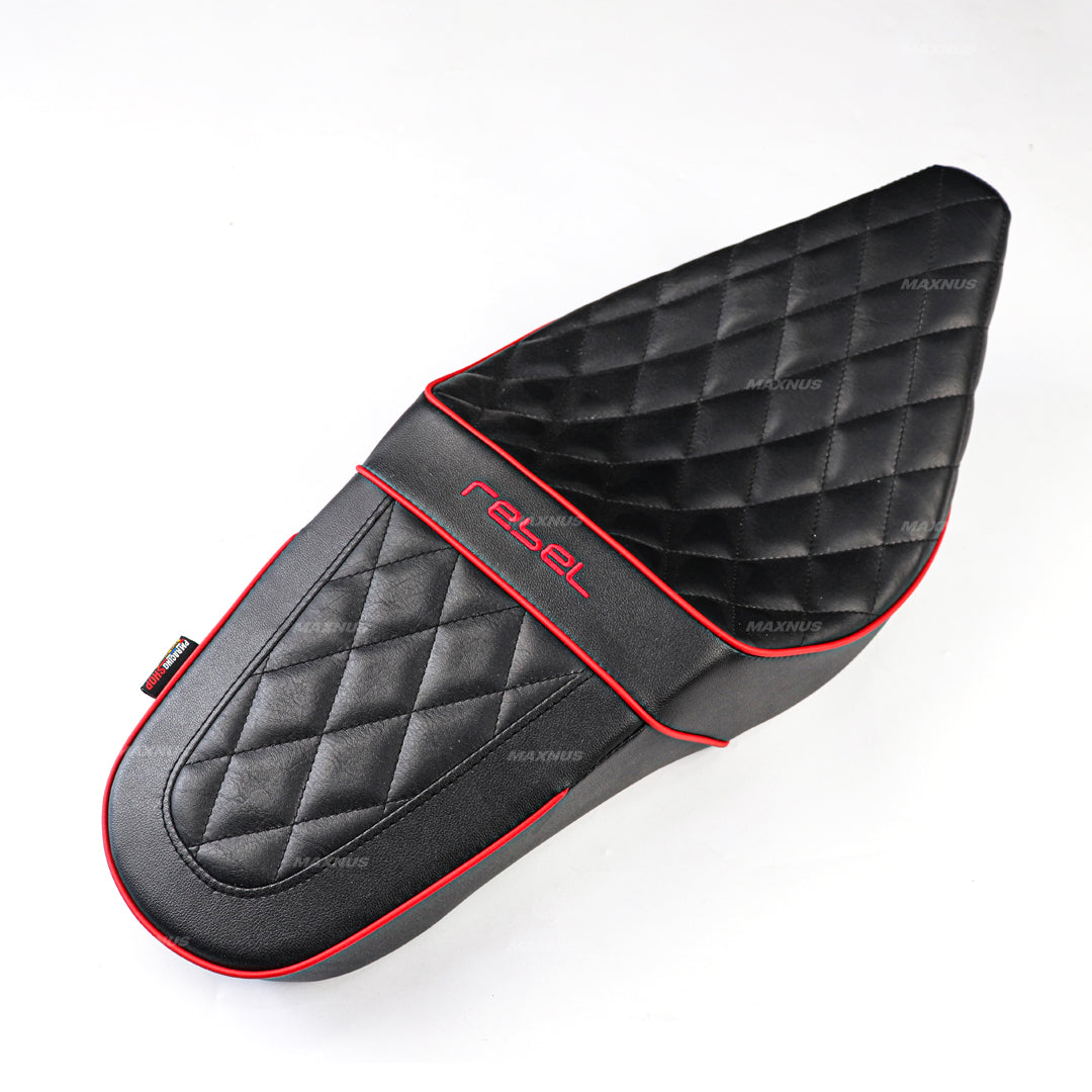 SEAT DOUBLE SADDLE DUAL DRIVER SEATS PAD CUSHION V.6 FOR HONDA REBEL CMX 300&500 2017-2025