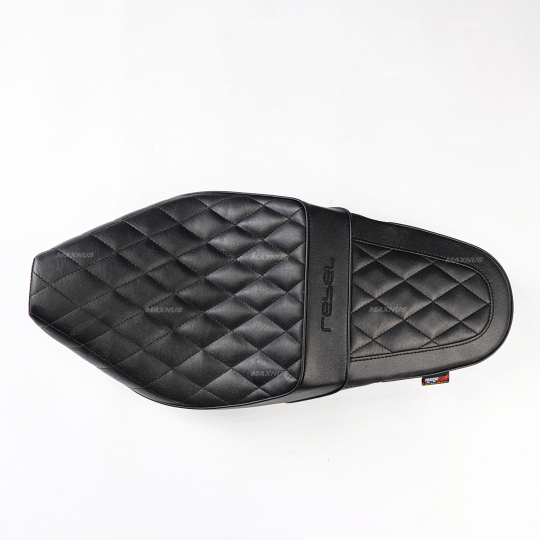 SEAT DOUBLE SADDLE DUAL DRIVER SEATS PAD CUSHION V.9 FOR HONDA REBEL CMX 1100 2021-2025