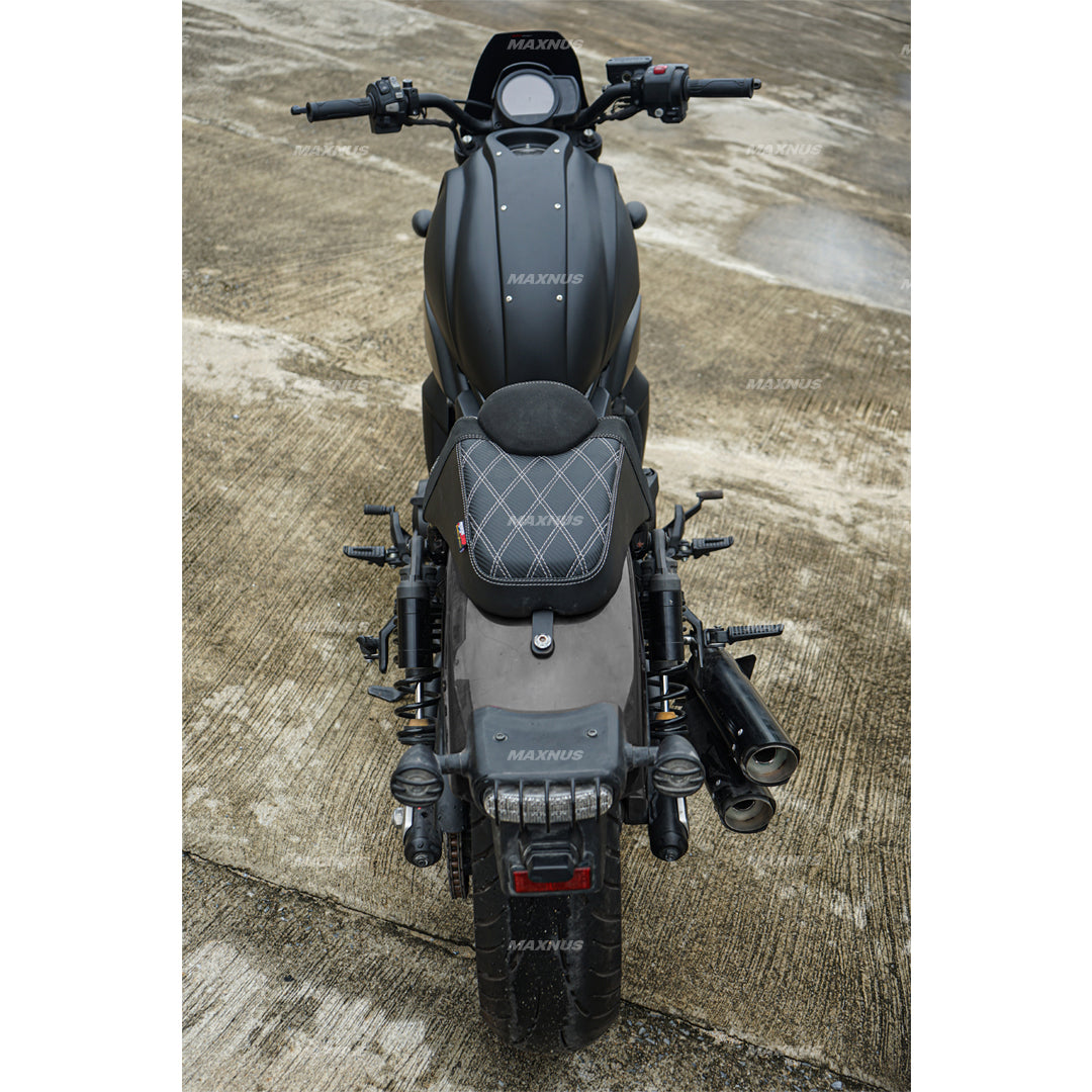 SEAT DOUBLE SADDLE DUAL DRIVER SEATS PAD CUSHION V.12 FOR HONDA REBEL CMX 1100 2021-2025