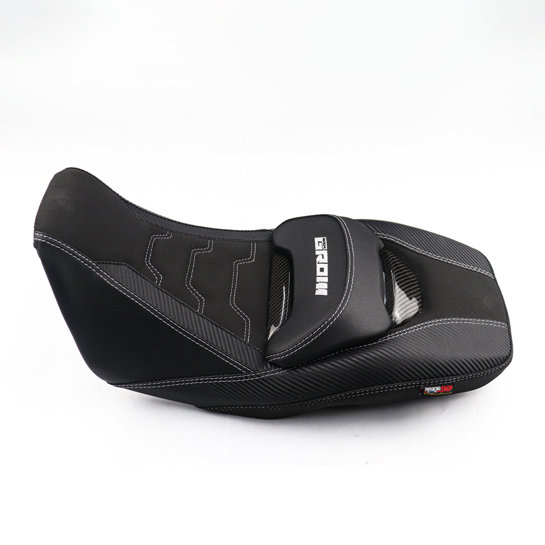REPLACEMENT DUAL CARBON SEAT STITCH BLACK FIT FOR HONDA GROM125 2021-2025