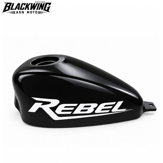 Cover Fuel Oil Tank Gloss Black Fairing Sticker V.69 for Honda Rebel CMX 300 & CMX 500 (2017–2026)