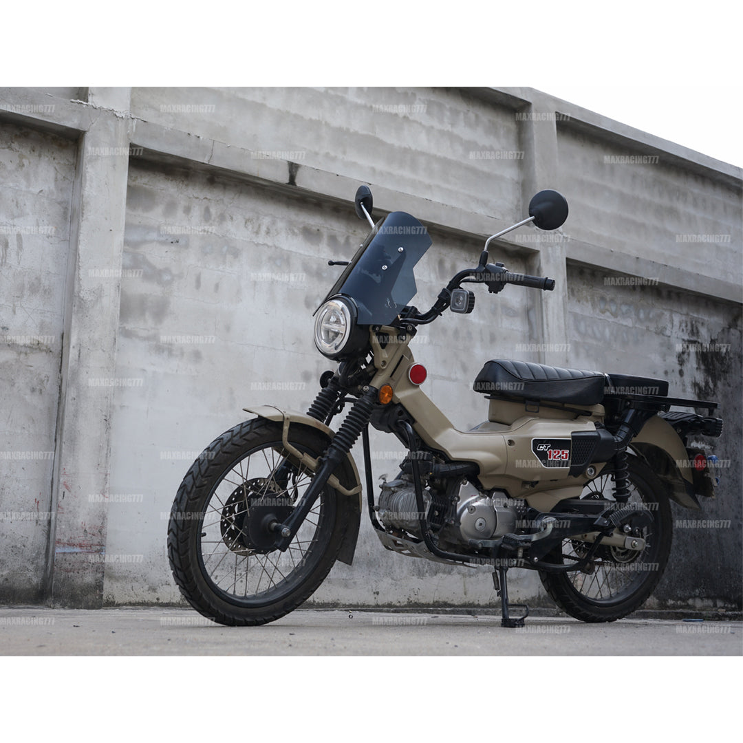 FRONT WINDSCREEN WINDSHIELD GUARD VISOR FIT HONDA CT125 CT 125 HUNTER 2020 - 2025