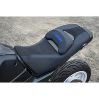 REPLACEMENT DUAL CARBON SEAT STITCH BLACK FIT FOR HONDA GROM125 2021-2025