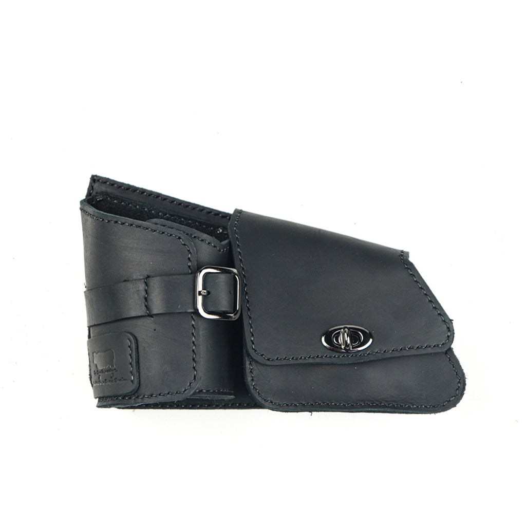 Multipurpose Leather Bag Black FIT FOR Honda rebel cmx 300 500 2017-2025