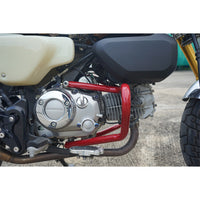 Crash Bar Engine Guard & Rear Luggage Rack Kit Honda Monkey 125 2018-2026 Red