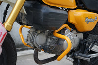 Crash Bar Engine Guard & Rear Luggage Rack Kit Honda Monkey 125 2018-2026 Yellow