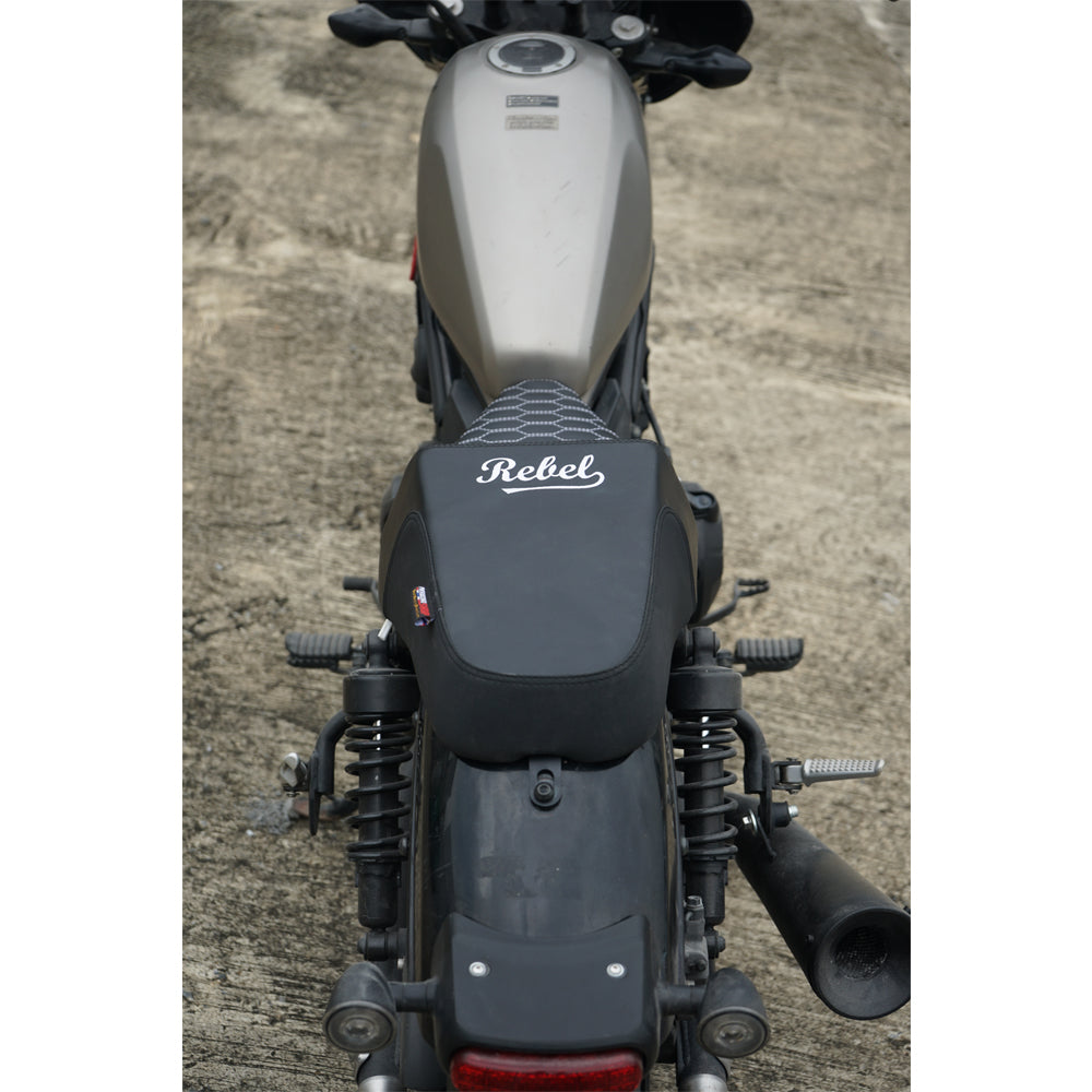 SEAT DOUBLE SADDLE DUAL DRIVER SEATS PAD CUSHION V.3 FOR HONDA REBEL CMX 300&500 2017-2025