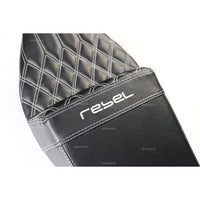 SEAT DOUBLE SADDLE DUAL DRIVER SEATS PAD CUSHION V.21 FOR HONDA REBEL CMX 300&500 2017-2025