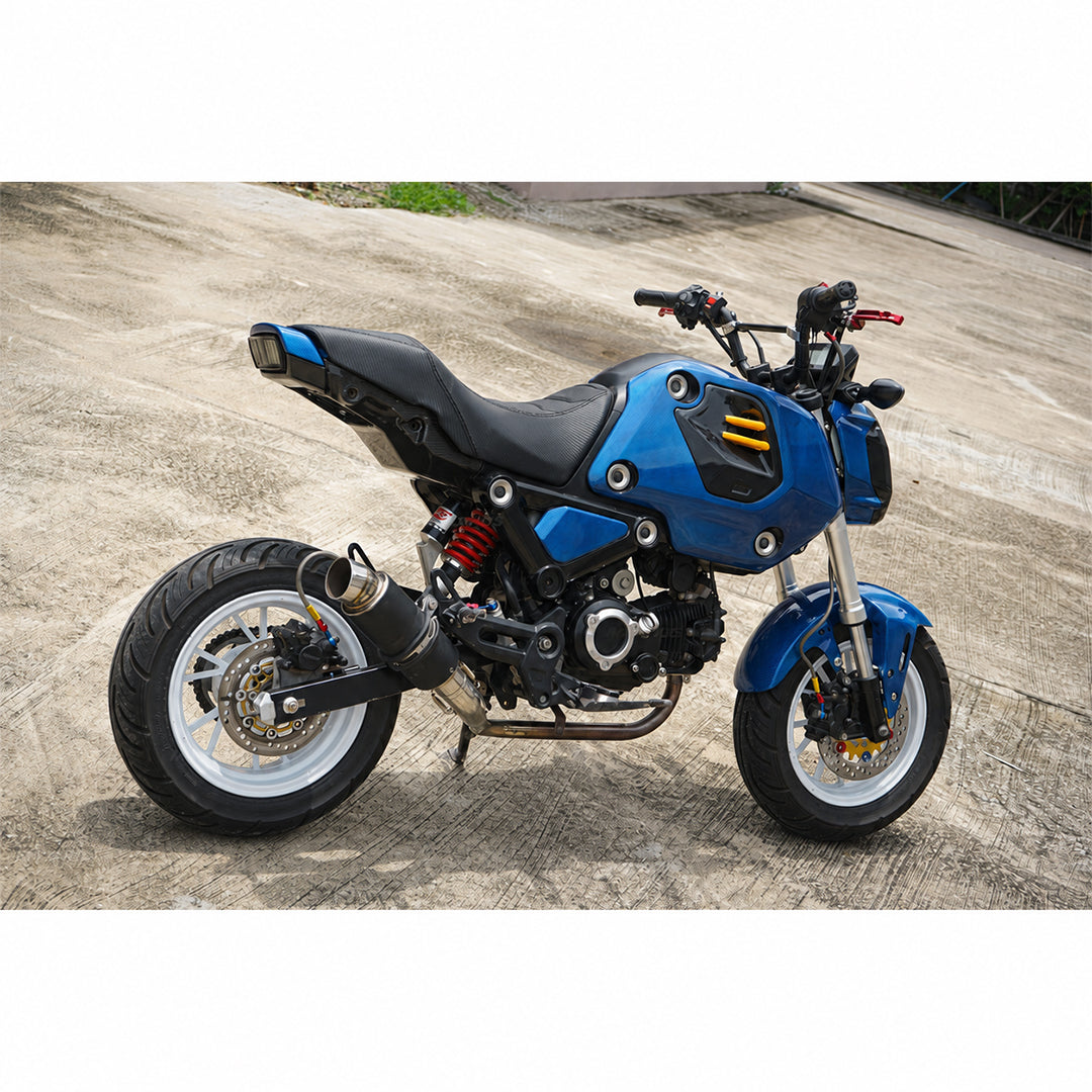 ホンダ グロム 2021-2024用 11点 フレームボディカバー サイドUPパネル カーボンファイバー製セット