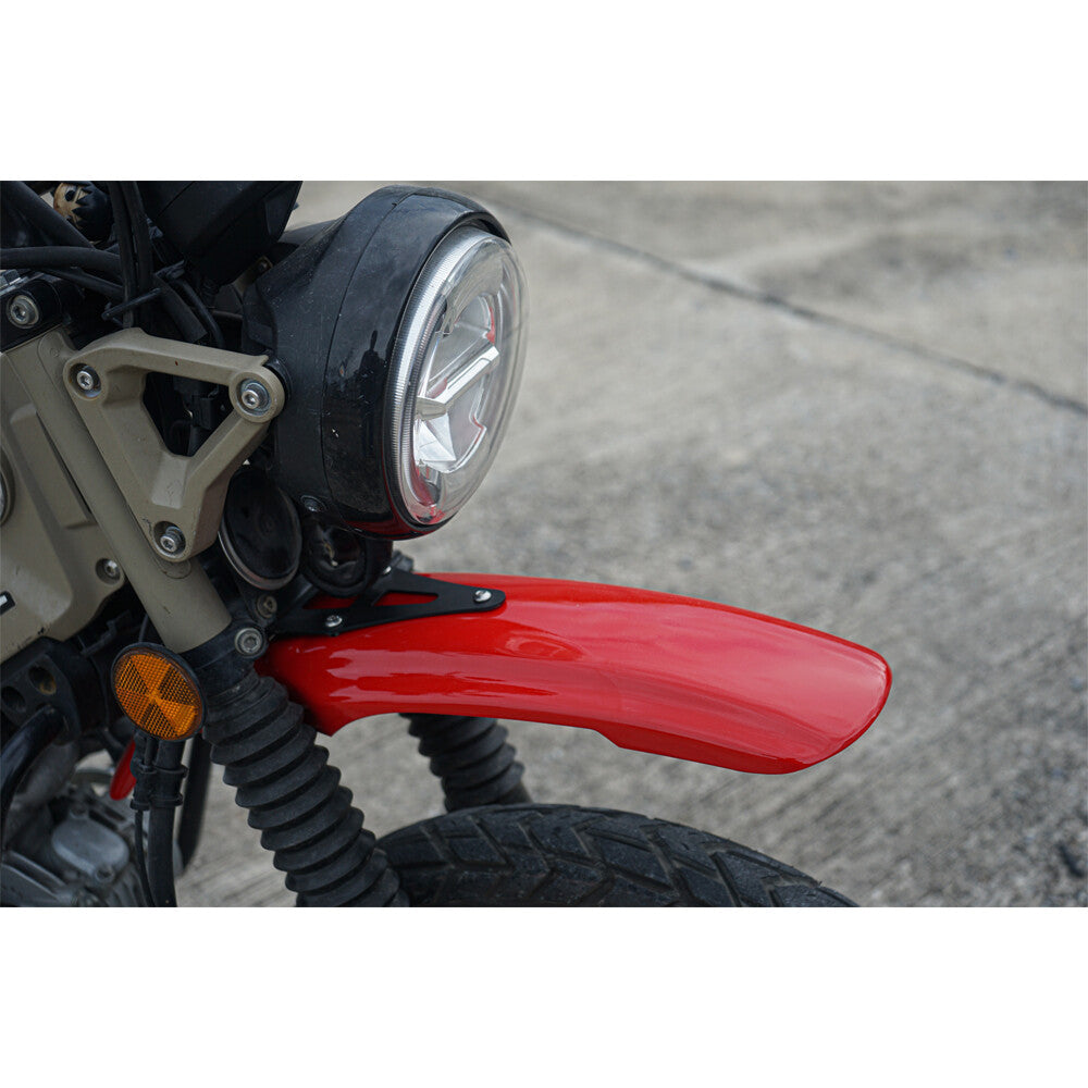 ホンダ レブル CMX 1100 (2021-2026)用 ショートフロントフェンダーフェアリング マッドガード レッド