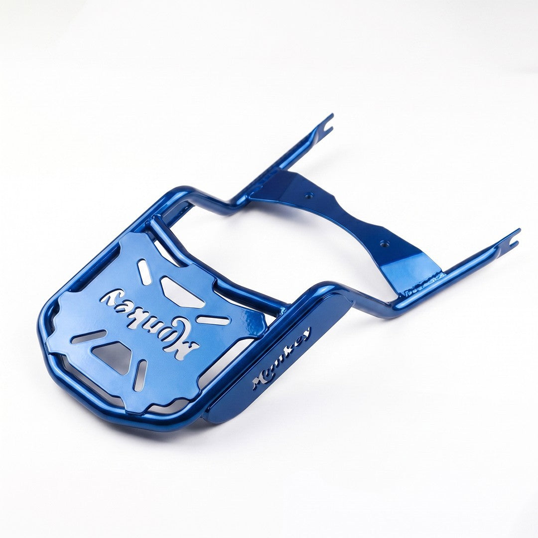 Blue Crash Bar Engine Guard & Rear Luggage Rack Kit Honda Monkey Z125 2018-2026