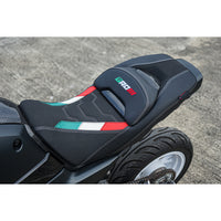REPLACEMENT DUAL CARBON SEAT STITCH BLACK FIT FOR HONDA GROM125 2021-2025