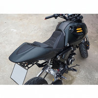 交換用デュアルカーボンシート ステッチブラック V.2 ホンダ グロム125 2021-2026年適合