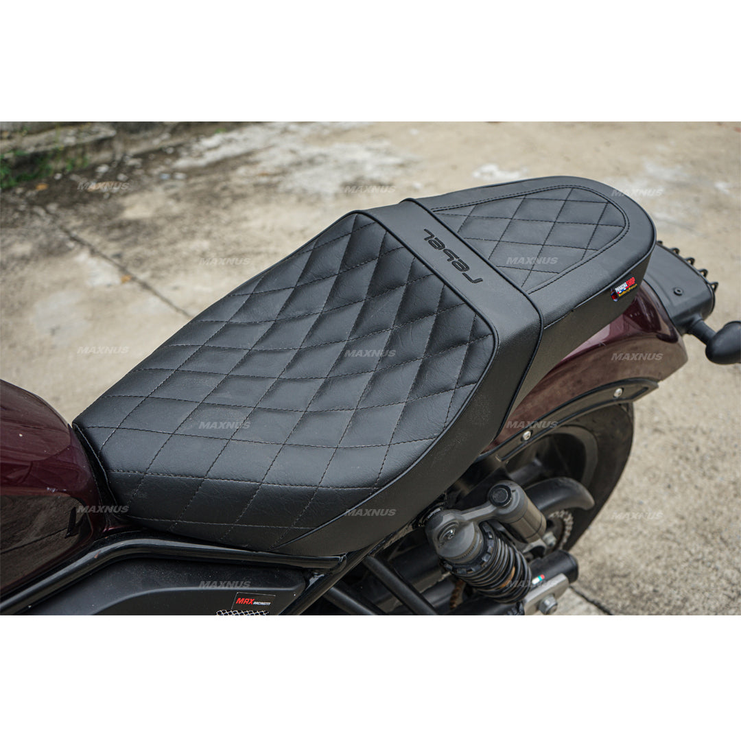 SEAT DOUBLE SADDLE DUAL DRIVER SEATS PAD CUSHION V.9 FOR HONDA REBEL CMX 1100 2021-2025